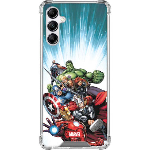 Marvel Avengers Team Galaxy A14 5G Clear Case