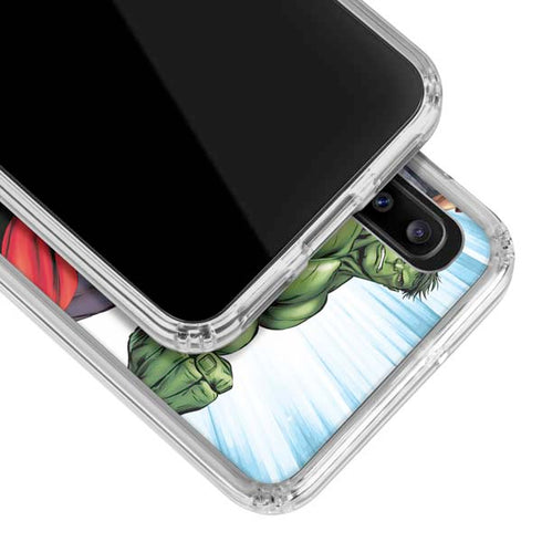 Marvel Avengers Team Galaxy A20 Clear Case