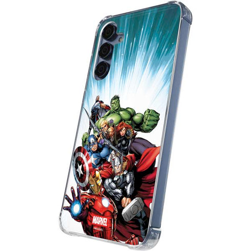 Marvel Avengers Team Galaxy A35 5G Clear Case