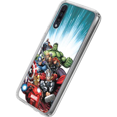 Marvel Avengers Team Galaxy A50 Clear Case