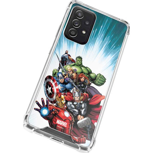 Marvel Avengers Team Galaxy A72 5G Clear Case