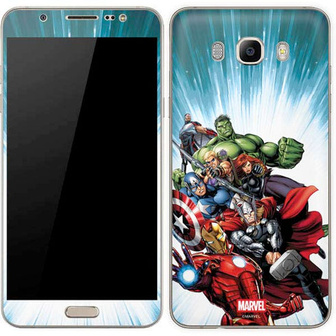 Marvel Avengers Team Galaxy J7 Skin