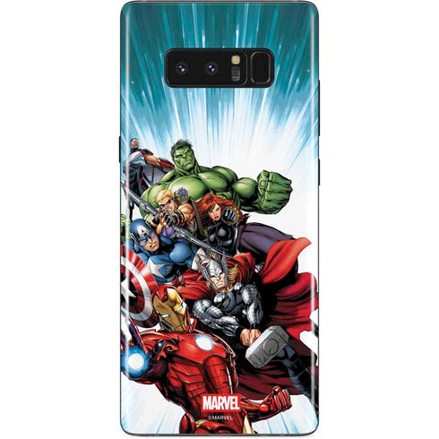 Marvel Avengers Team Galaxy Note 8 Skin
