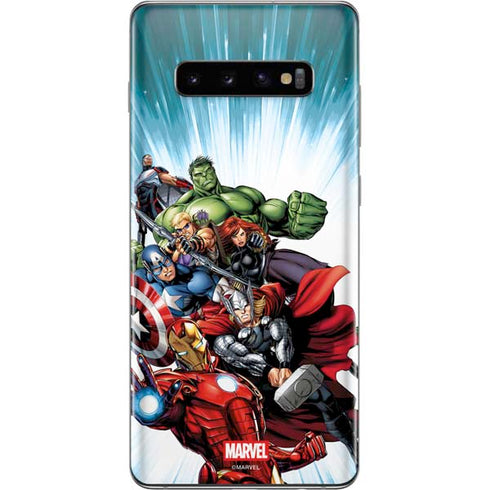 Marvel Avengers Team Galaxy S10 Plus Skin