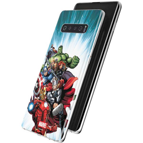 Marvel Avengers Team Galaxy S10 Plus Skin