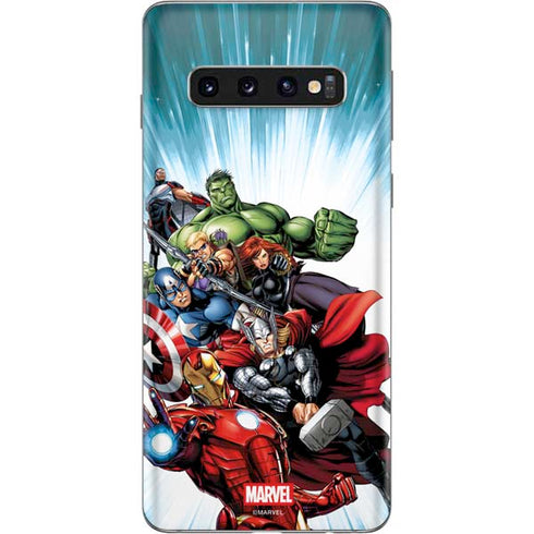 Marvel Avengers Team Galaxy S10 Skin