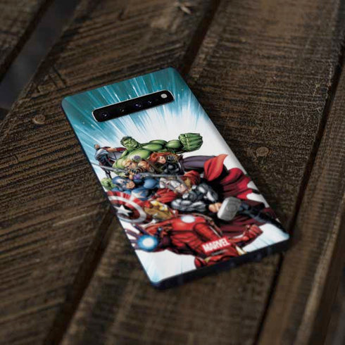Marvel Avengers Team Galaxy S10 Skin