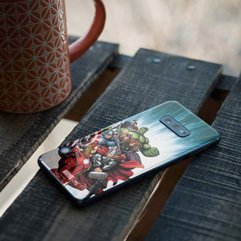 Marvel Avengers Team Galaxy S10e Skin