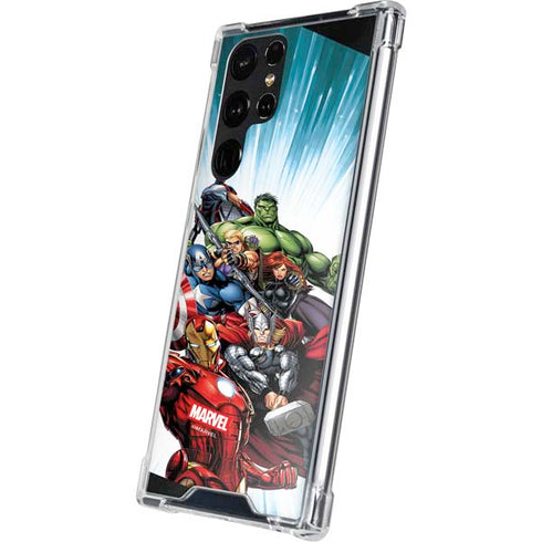 Marvel Avengers Team Galaxy S22 Ultra Clear Case