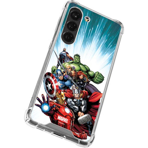 Marvel Avengers Team Galaxy S23 Clear Case