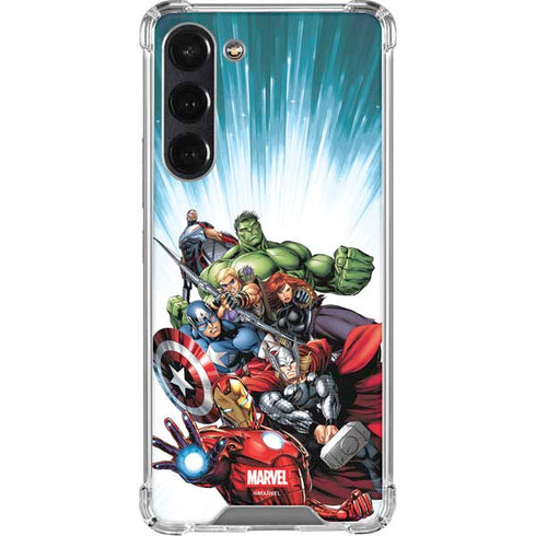 Marvel Avengers Team Galaxy S23 FE Clear Case