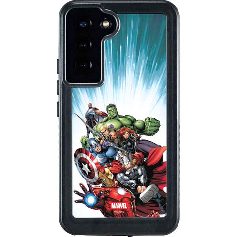 Marvel Avengers Team Galaxy S23 Plus Waterproof Case