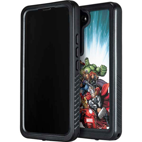 Marvel Avengers Team Galaxy S23 Plus Waterproof Case
