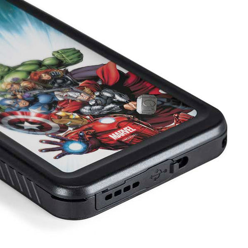 Marvel Avengers Team Galaxy S23 Plus Waterproof Case