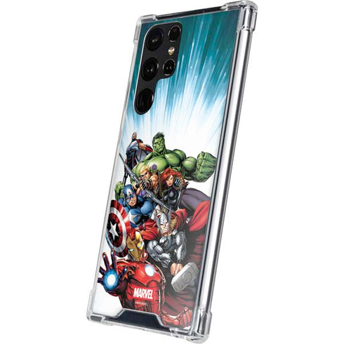 Marvel Avengers Team Galaxy S23 Ultra Clear Case