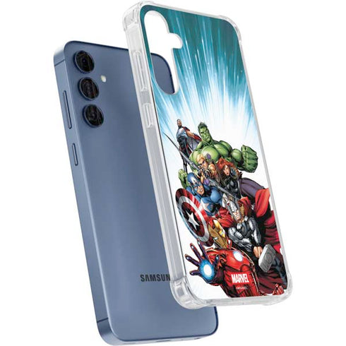 Marvel Avengers Team Galaxy S24 Clear Case