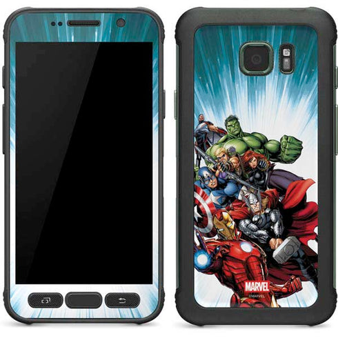 Marvel Avengers Team Galaxy S7 Active Skin