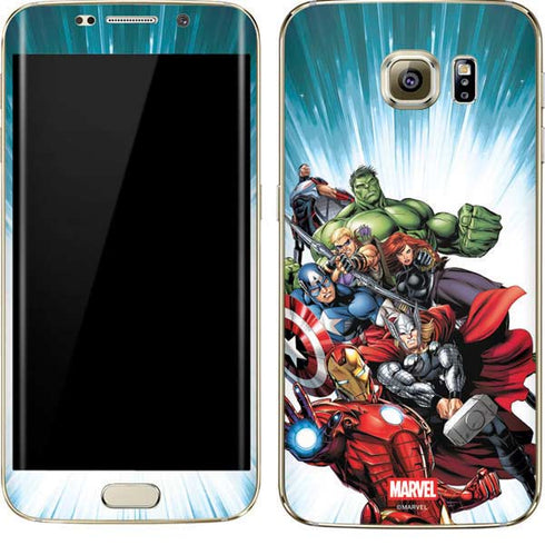 Marvel Avengers Team Galaxy S7 Edge Skin