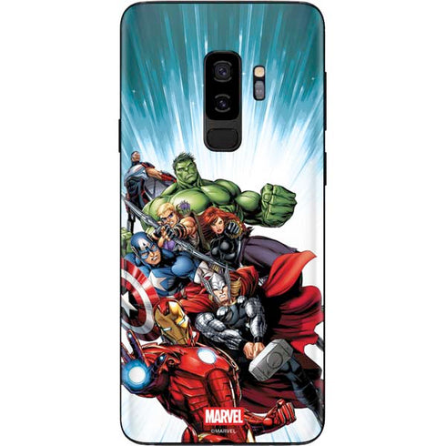 Marvel Avengers Team Galaxy S9 Plus Skin