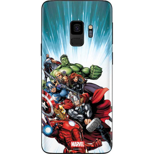 Marvel Avengers Team Galaxy S9 Skin