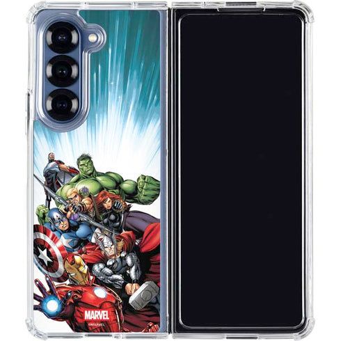 Marvel Avengers Team Galaxy Z Fold6 Clear Case