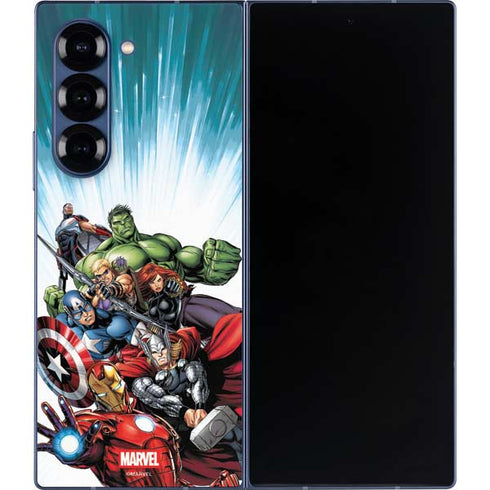 Marvel Avengers Team Galaxy Z Fold6 Skin