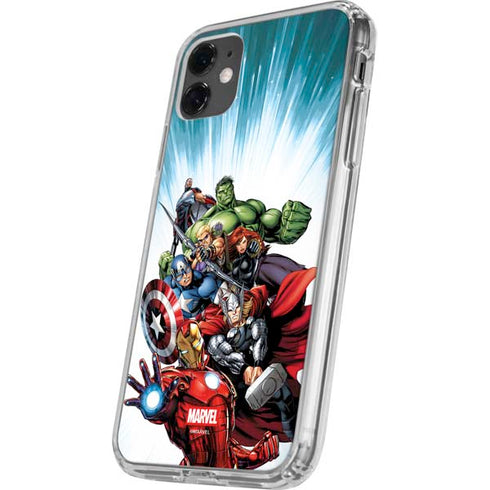 Marvel Avengers Team iPhone 11 Clear Case