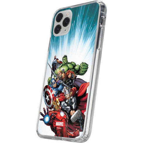 Marvel Avengers Team iPhone 11 Pro Clear Case