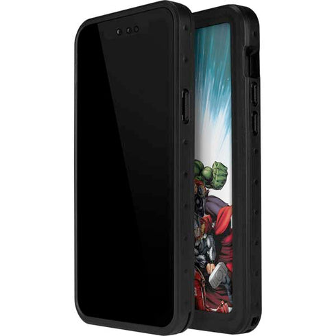 Marvel Avengers Team iPhone 15 Plus Waterproof Case
