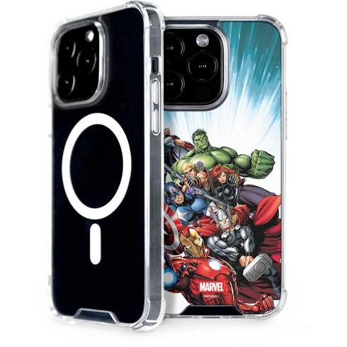 Marvel Avengers Team iPhone 15 Pro MagSafe Case