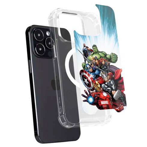 Marvel Avengers Team iPhone 15 Pro MagSafe Case