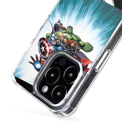 Marvel Avengers Team iPhone 15 Pro MagSafe Case