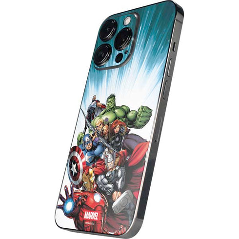 Marvel Avengers Team iPhone 15 Pro Skin