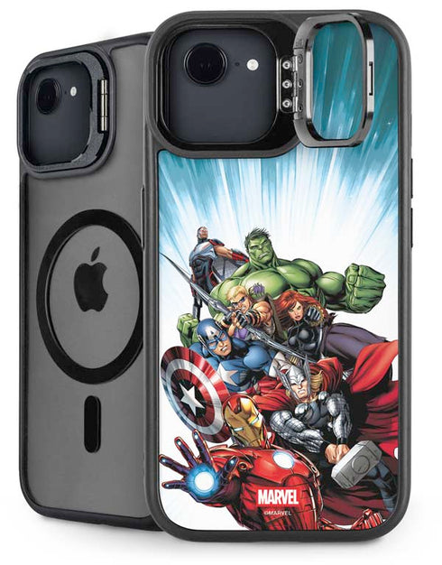 Marvel Avengers Team iPhone 16e Kickstand Case