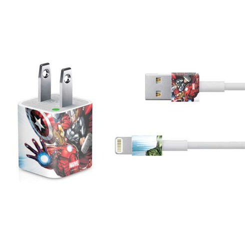 Marvel Avengers Team iPhone Charger (5W USB) Skin