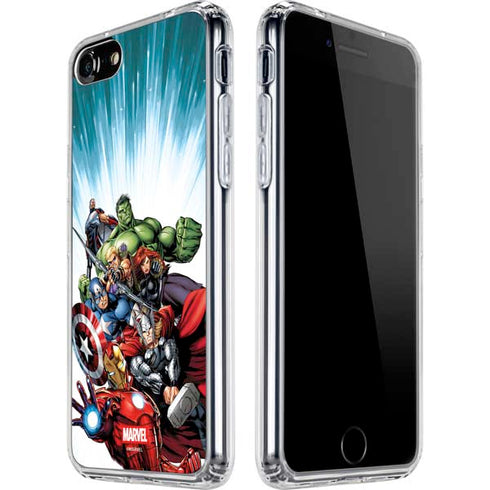 Marvel Avengers Team iPhone SE (2nd & 3rd Gen) Clear Case