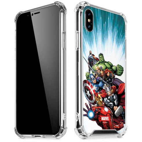 Marvel Avengers Team iPhone X/XS Clear Case