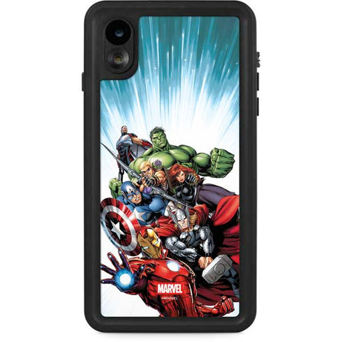 Marvel Avengers Team iPhone XR Waterproof Case