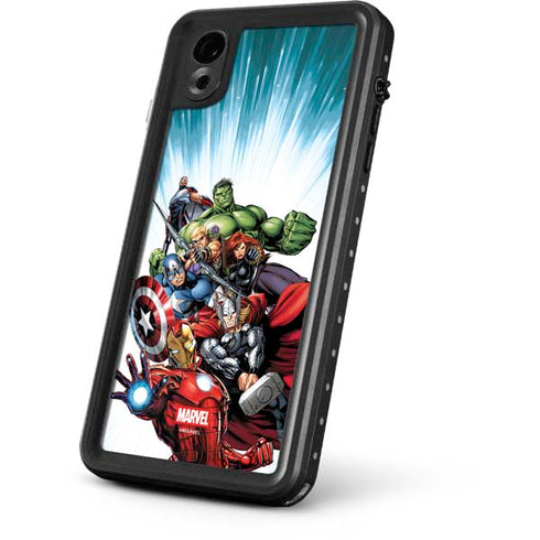 Marvel Avengers Team iPhone XR Waterproof Case