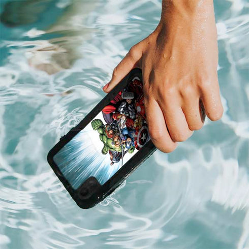Marvel Avengers Team iPhone XR Waterproof Case