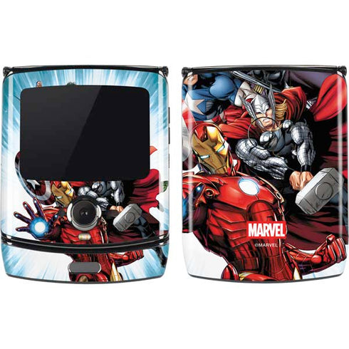 Marvel Avengers Team Motorola RAZR Skin