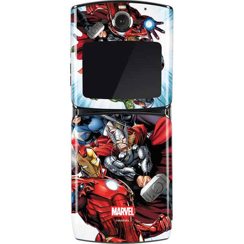 Marvel Avengers Team Motorola RAZR Skin