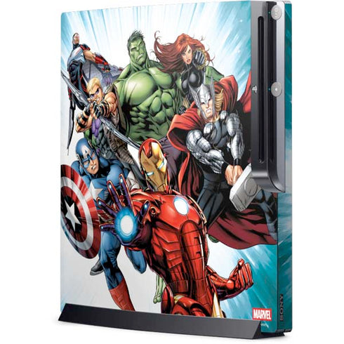 Marvel Avengers Team Playstation 3 & PS3 Slim Skin