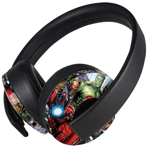 Marvel Avengers Team PlayStation 4 Gold Wireless Headset Skin
