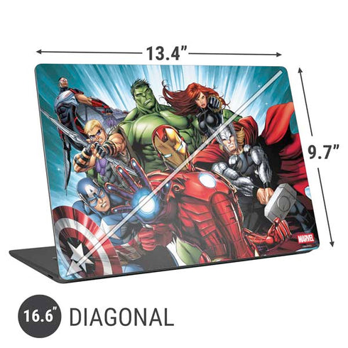 Marvel Avengers Team Universal Laptop 16.6in (13.4 x 9.7in) Skin
