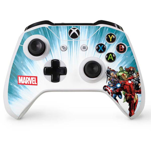 Marvel Avengers Team Xbox One S Console and Controller Bundle Skin