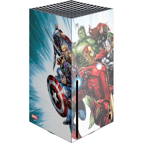 Marvel Avengers Team Xbox Series X Console Skin