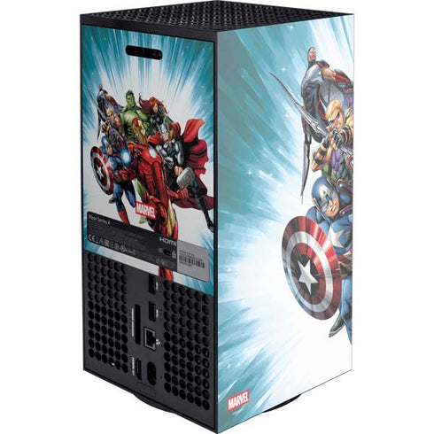 Marvel Avengers Team Xbox Series X Console Skin