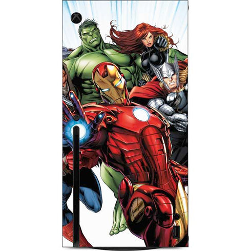 Marvel Avengers Team Xbox Series X Console Skin