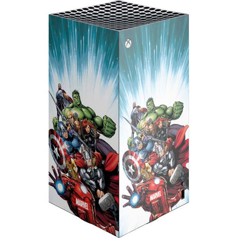 Marvel Avengers Team XBox Series X Digital Edition Console Skin